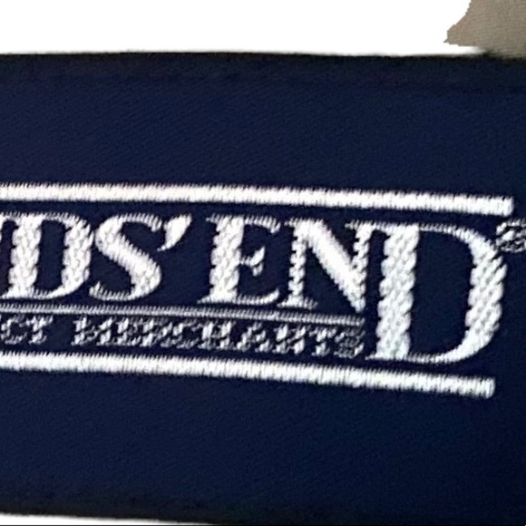 Vtg Lands’ End USA Smoky Blue 2-Button Worsted Wool Sports Coat Suit Jacket 44R - Picture 10 of 12